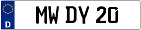 Truck License Plate